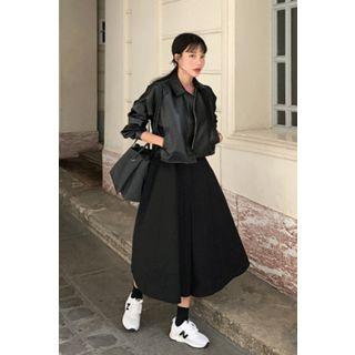 Flare Cotton Skirt