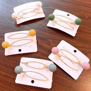 Resin Bead Hair Clip