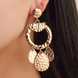 Textured Hoop Earring
