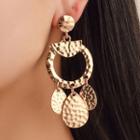 Textured Hoop Earring