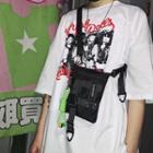 Nylon Zip Sling Bag / Bag Charm
