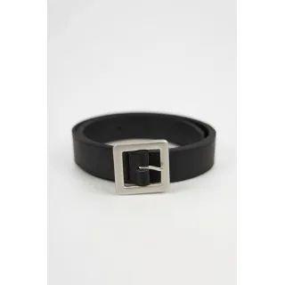 Colored Square-buckle Belt