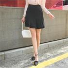 Layered Frill-hem Mini Skirt