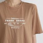 Illustration-printed Round-neck T-shirt
