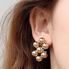 Bead Stud Earring 1 Pair - Stud Earrings - Beads - Gold - One Size