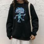 Sequin Robot Pullover