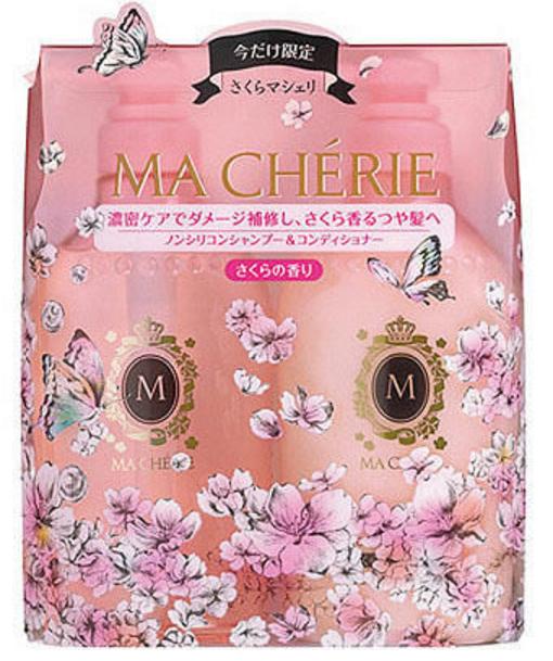 Shiseido - Ma Cherie Sakura Moisture Hair Set: Shampoo 450ml + Conditioner 450ml 2 Pcs