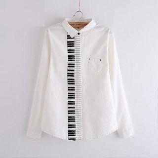 Piano Print Shirt
