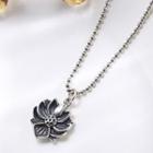 S925 Sterling Silver Flower Pendant Pendant - No Chain - One Size