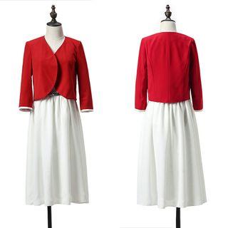 Set: Blazer + Dress + Belt