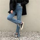 Slim-fit Slit Jeans