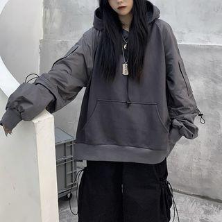 Drawcord Hoodie / Harem Pants / Set