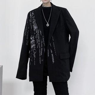 Print Loose-fit Blazer