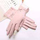 Dotted 2 Half Finger Gloves