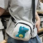 Animal Fluffy Pin Crossbody Bag