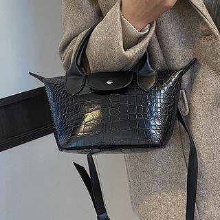Croc Grian Top Handle Crossbody Bag