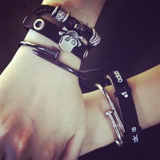 Nail Couple Bracelet