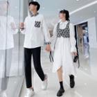 Couple Matching Shirt / Vest / Long-sleeve Dress / Pants / Set