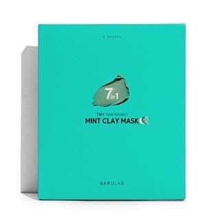 Barulab - 7 In 1 Total Solution Mint Clay Mask Set 18g X 5 Pcs