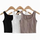 Clasp Front Tank Top