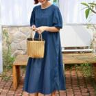 Monotone Baggy Long Dress
