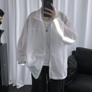 Reactive Trim Hooded Zip Jacket