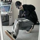 Patchwork Straight-fit Pants