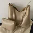 Faux Leather Shoulder Bag / Pouch / Bag Charm / Set