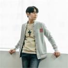 Printing-back Baseball Jacket