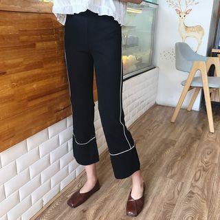 Cropped Panel Pants