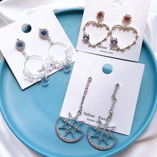 Rhinestone Dangle Earring (various Design)
