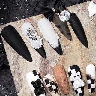 3d Bear / Bow Nail Art Decoration