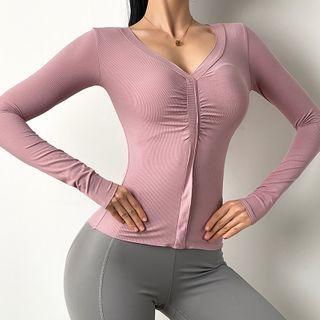V-neck Sports Top