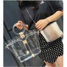 Set: Transparent Hand Bag + Crossbody Bag