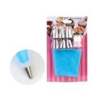 Set: Stainless Steel Piping Tips + Frosting Bag