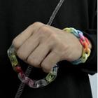 Acrylic Rainbow Chunky Chain Bracelet