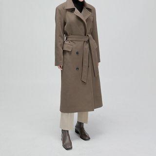 [lovb] Double-breasted Long Coat
