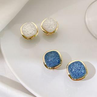 Rhombus Stud Earrings