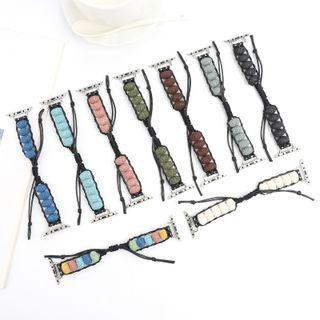 Faux Gemstone Cord Apple Watch Band