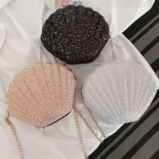 Shell Sequined Crossbody Bag