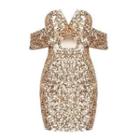 Strapless Glitter Mini Sheath Party Dress