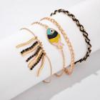 Alloy Glaze Fish Anklet 8100 - Gold - One Size