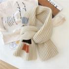 Cropped Knit Scarf