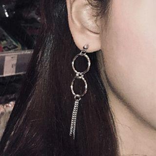 Hoop & Fringed Earring
