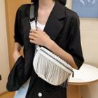 Fringed Studded Sling Bag