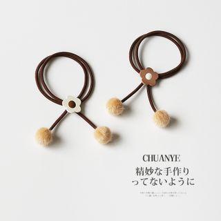 Mini Pom Pom Hair Tie