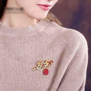 Retro Flower Alloy Brooch
