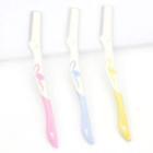 Set Of 3: Print Foldable Eyebrow Razor