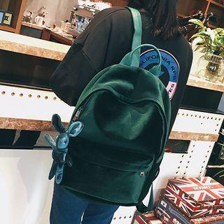 Plain Velvet Lightweight Backpack