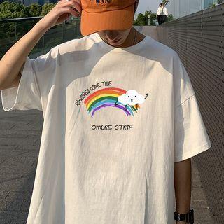 Rainbow Print T-shirt